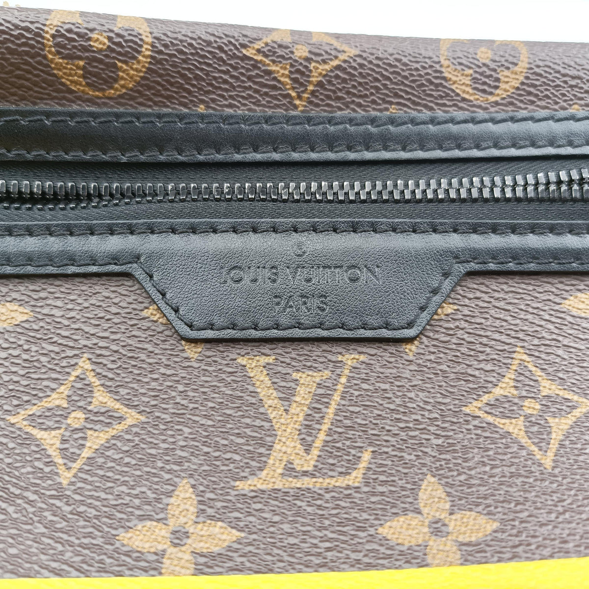 Pre-owned Louis Vuitton Flat Messenger purple x Brown Monogram Canvas x Denim M44641 shoulderbag | stylenewstar