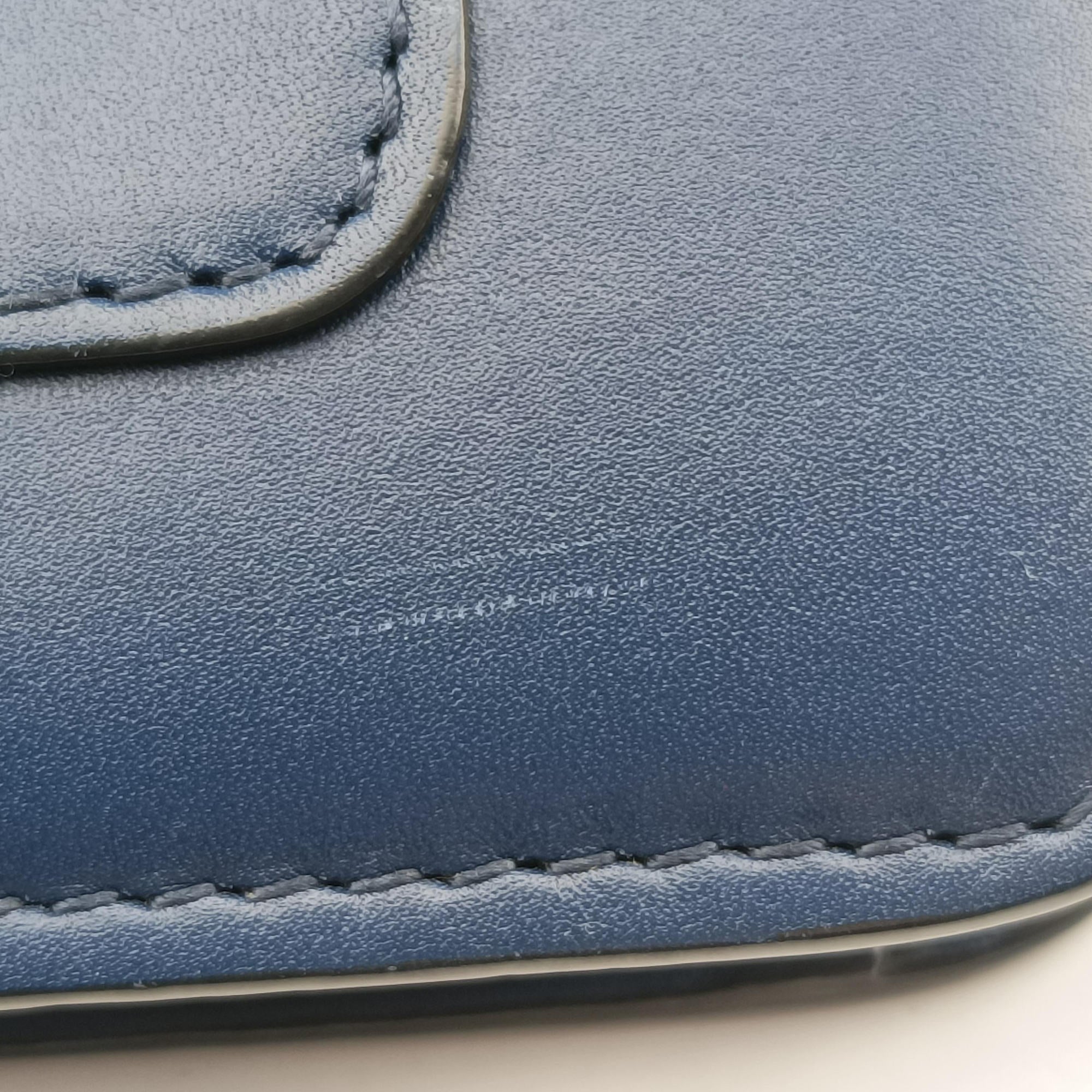 Pre-owned Bvlgari SERPENTI FOREVER Navy Leather  shoulderbag | stylenewstar