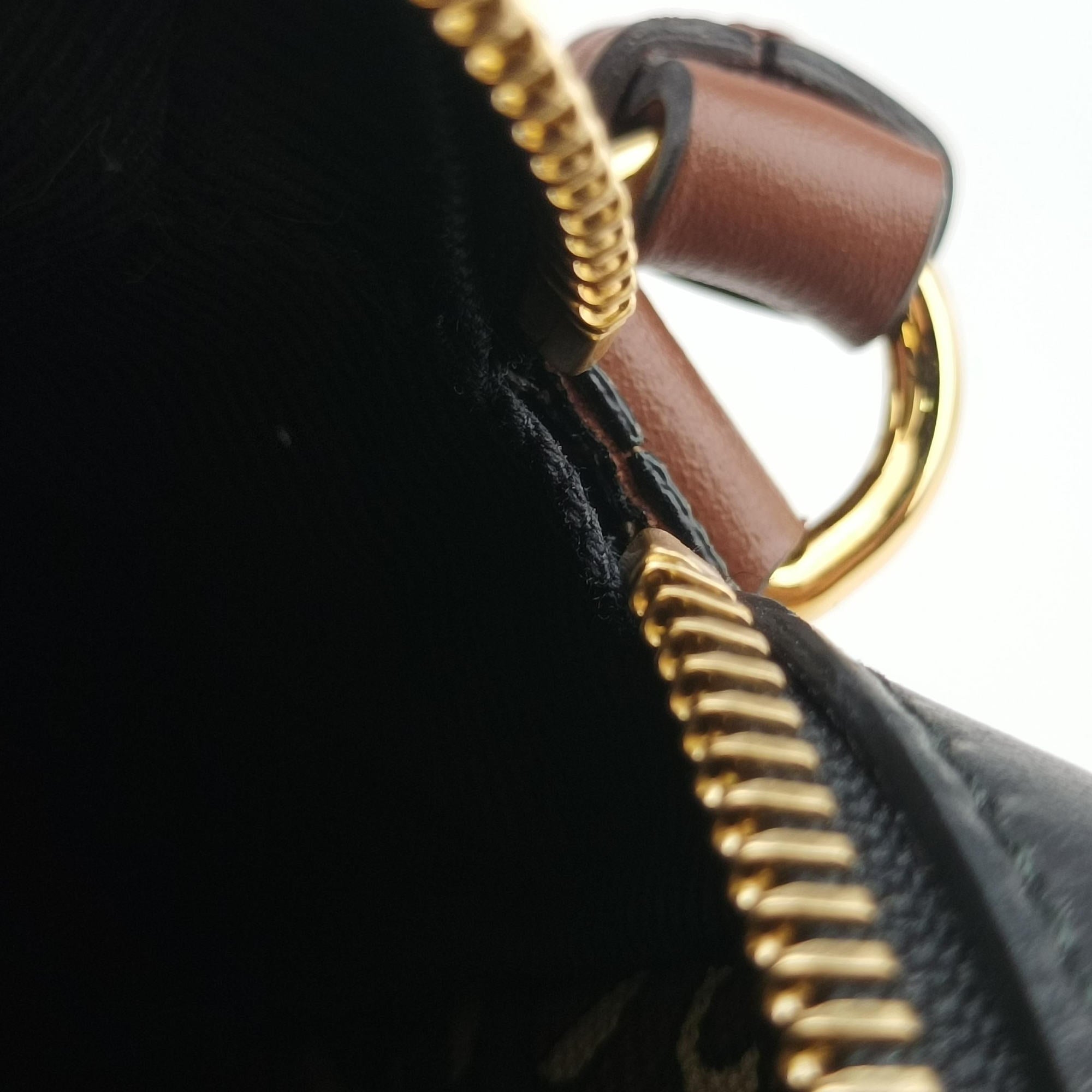Pre-owned Burberry Bridle Stripe Brown×Multicolour PVC coated canvas x leather  shoulderbag | stylenewstar