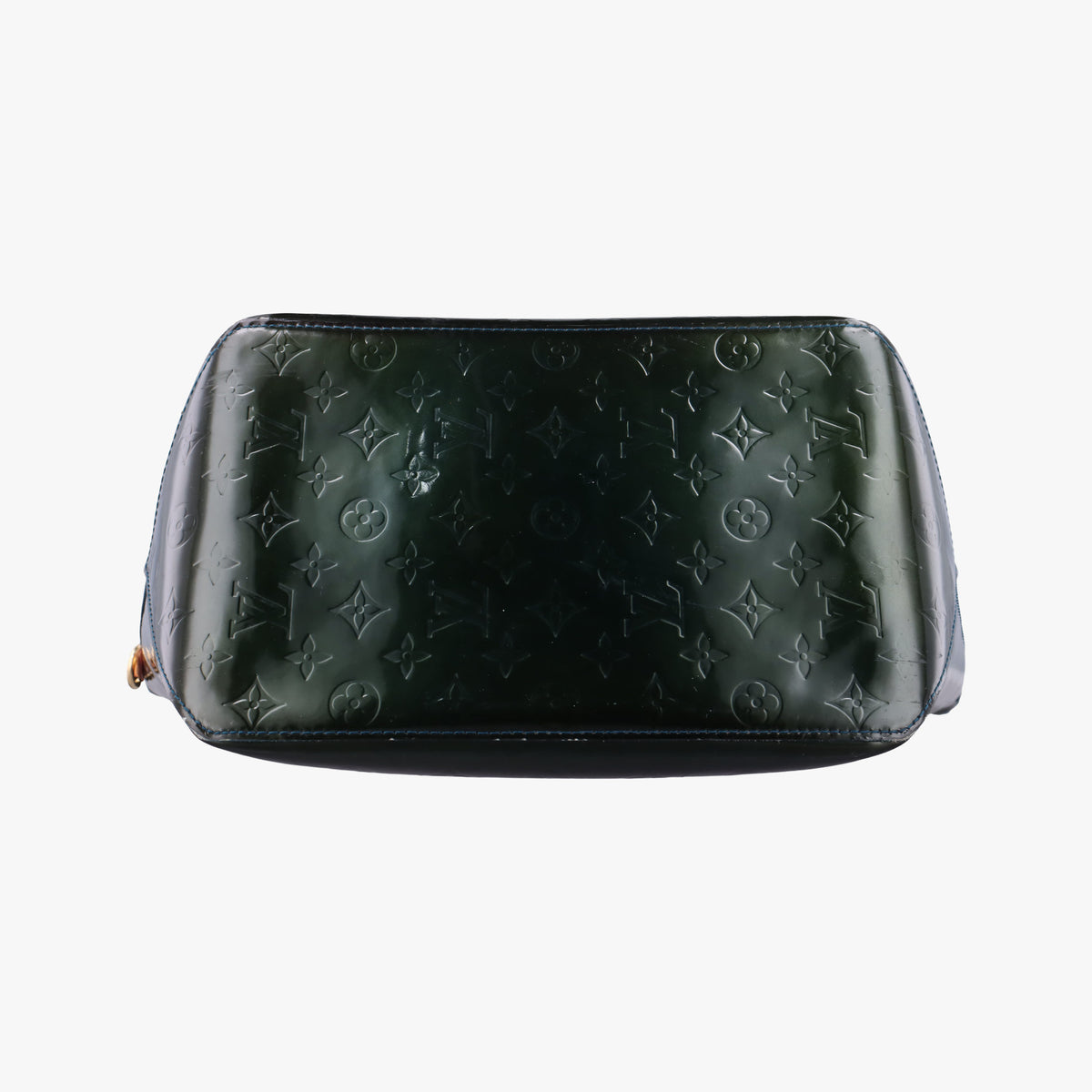 Pre-owned Louis Vuitton BellevuePM BLEU NUIT Vernis M93673 handbag | stylenewstar