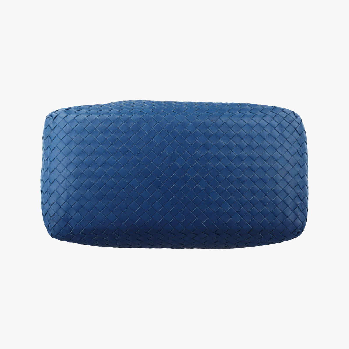 Pre-owned Bottega Veneta Intrecciato Blue lambskin  handbag | stylenewstar