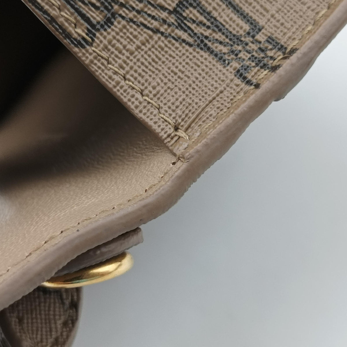 Pre-owned Balenciaga Hourglass XS BB monogram Brown PVCcoated canvas  shoulderbag | stylenewstar