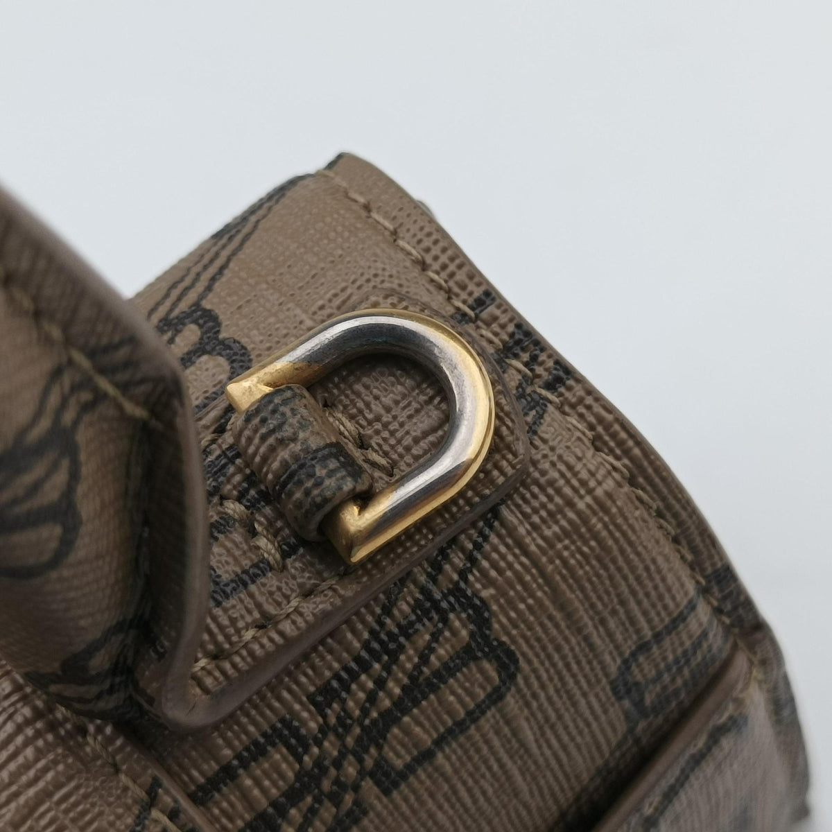 Vintage Balenciaga Hourglass XS BB monogram Brown PVCcoated canvas  shoulderbag | stylenewstar