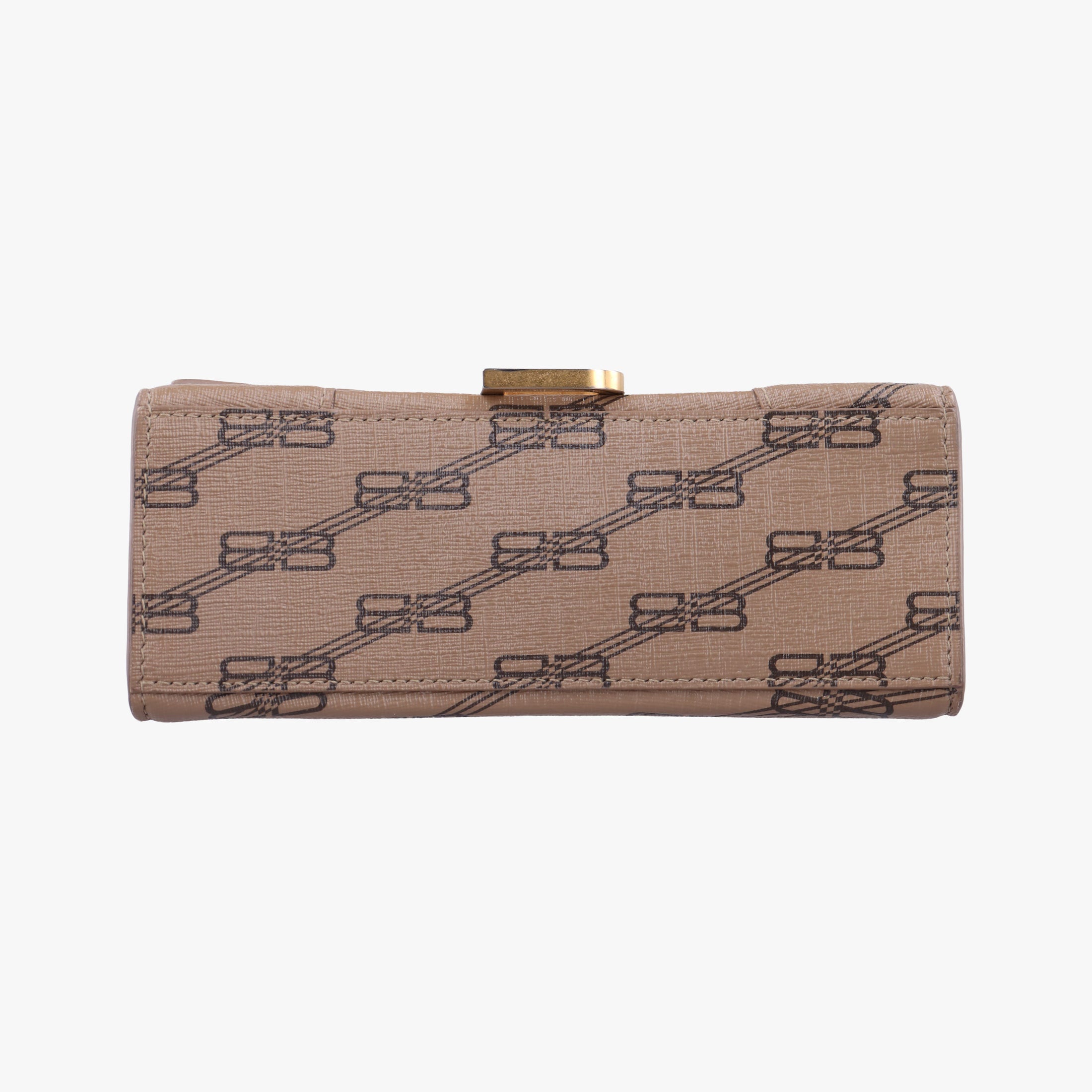 Vintage Balenciaga Hourglass XS BB monogram Brown PVCcoated canvas  shoulderbag | stylenewstar