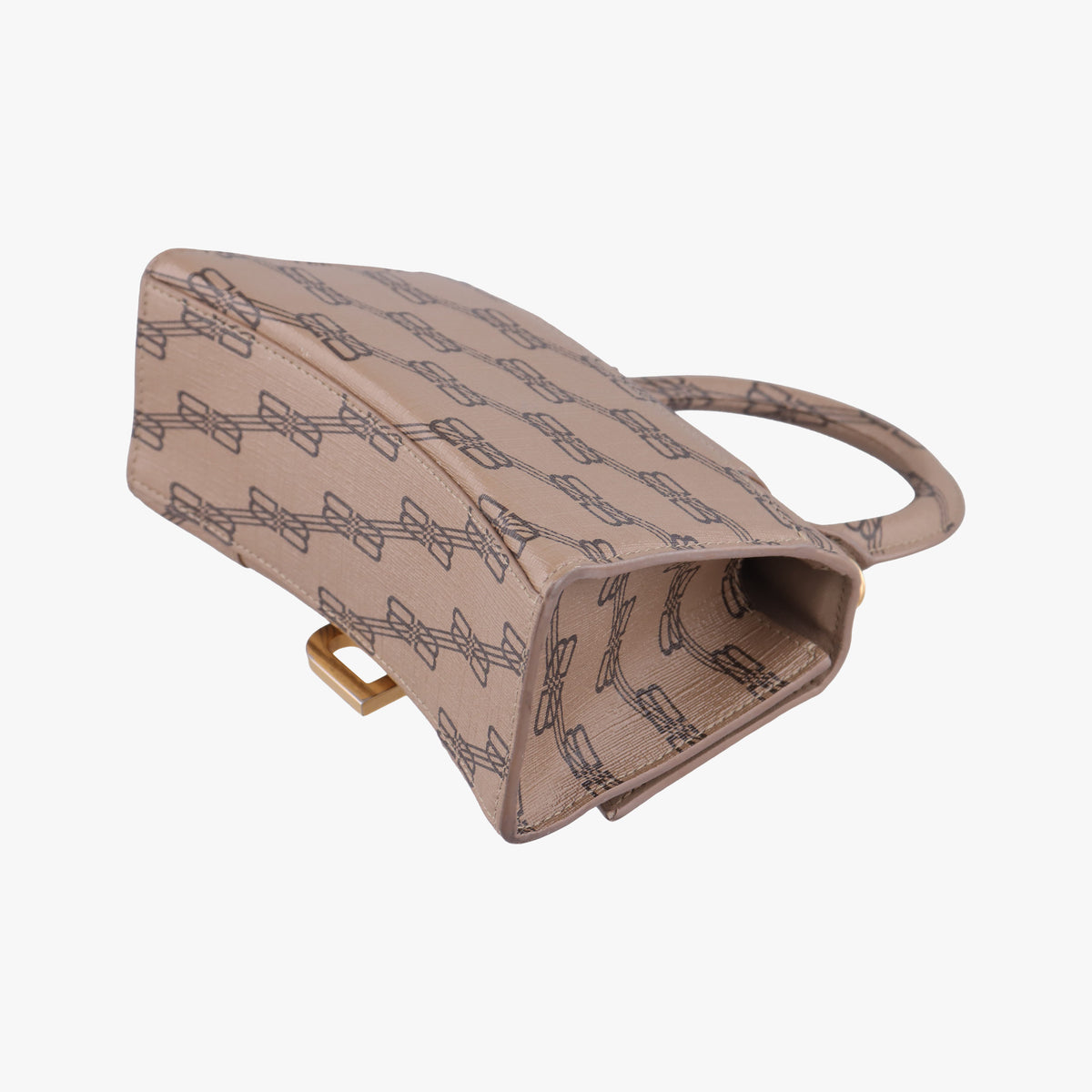 Vintage Balenciaga Hourglass XS BB monogram Brown PVCcoated canvas  shoulderbag | stylenewstar