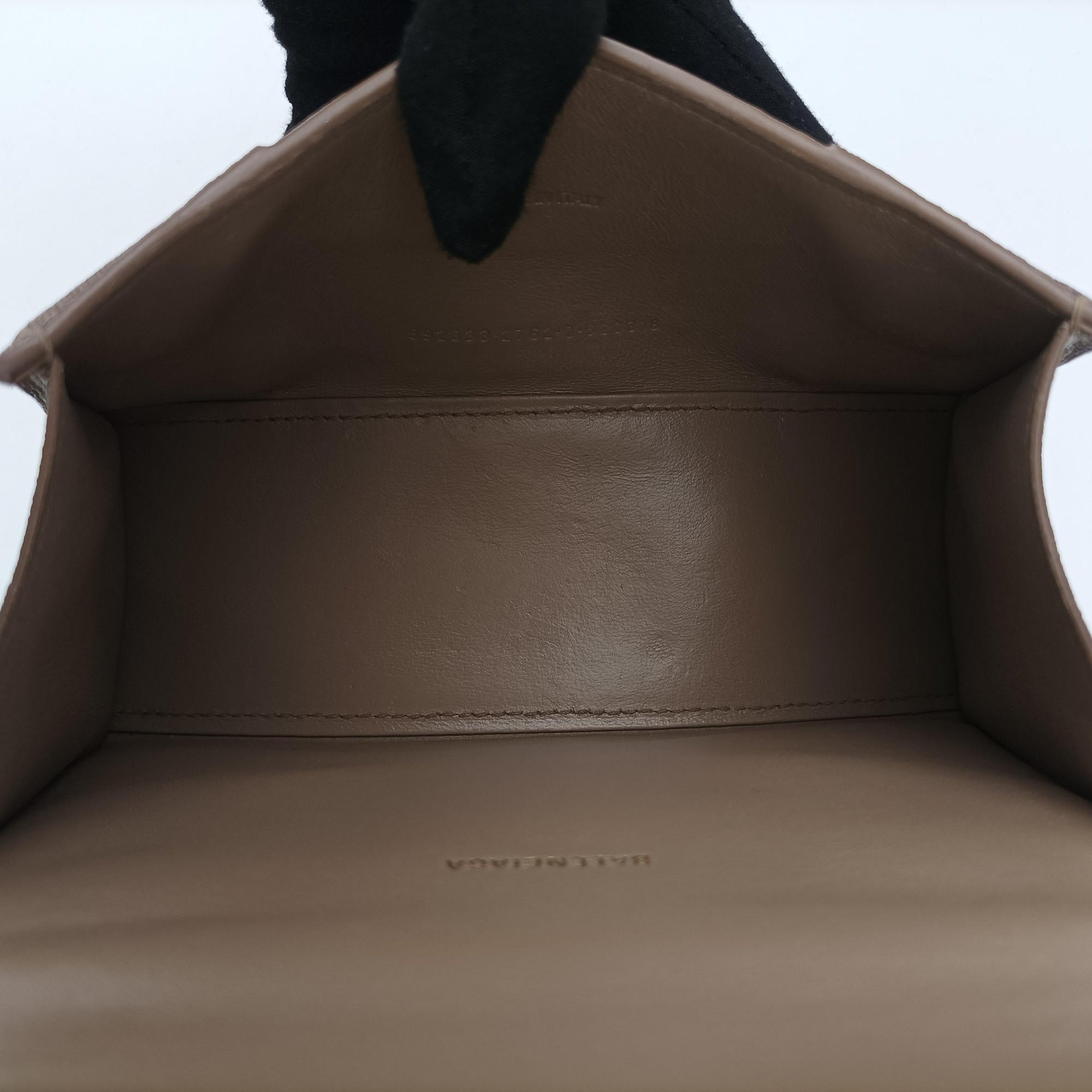 Vintage Balenciaga Hourglass XS BB monogram Brown PVCcoated canvas  shoulderbag | stylenewstar