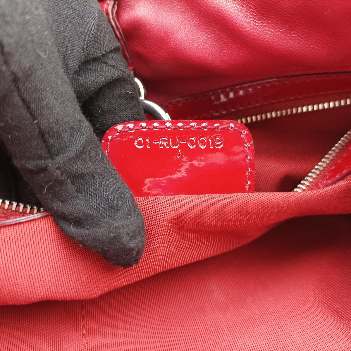 Pre-owned Christian Dior Croc Red Leather  handbag | stylenewstar