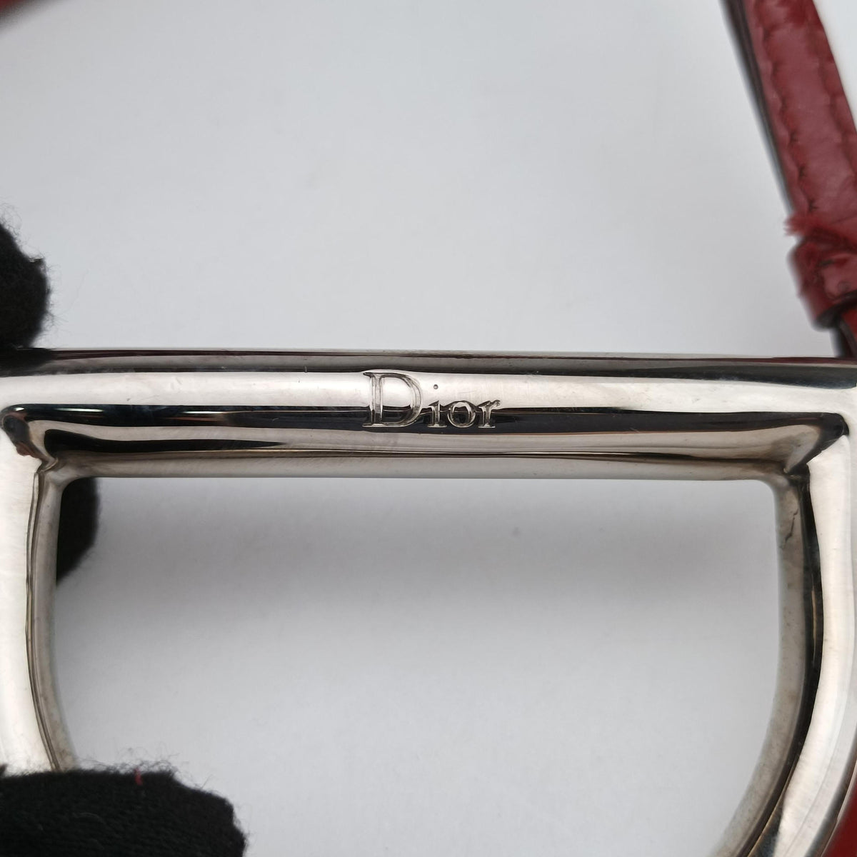 Pre-owned Christian Dior Croc Red Leather  handbag | stylenewstar