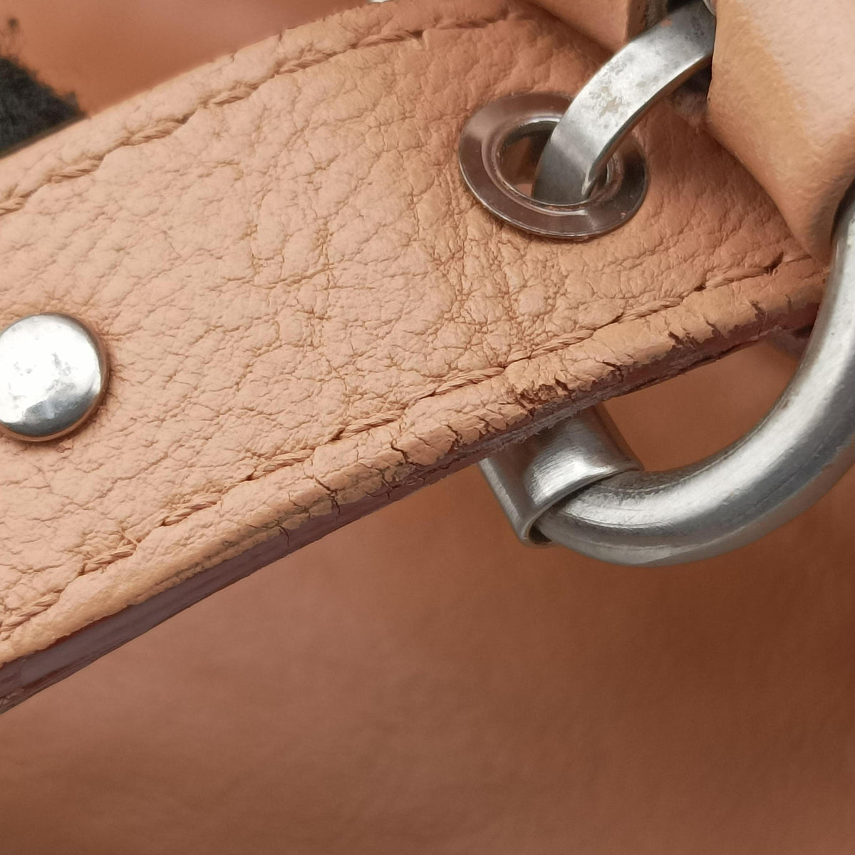 Pre-owned Christian Dior My Dior satchel beige Leather  handbag | stylenewstar