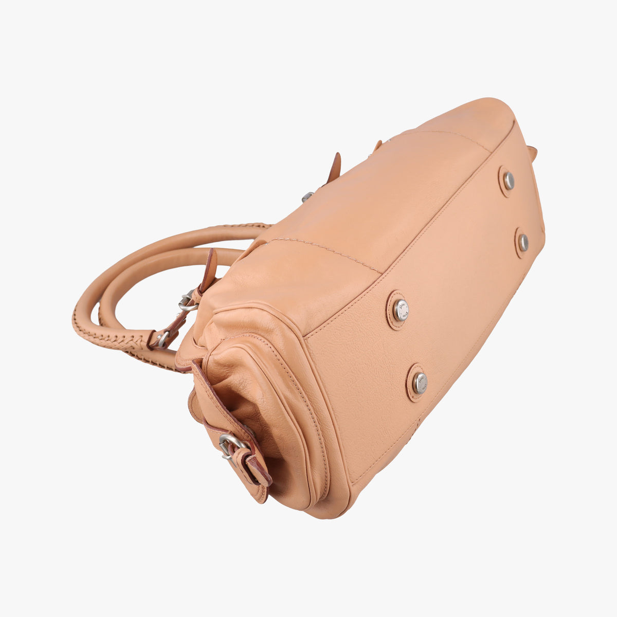 Pre-owned Christian Dior My Dior satchel beige Leather  handbag | stylenewstar
