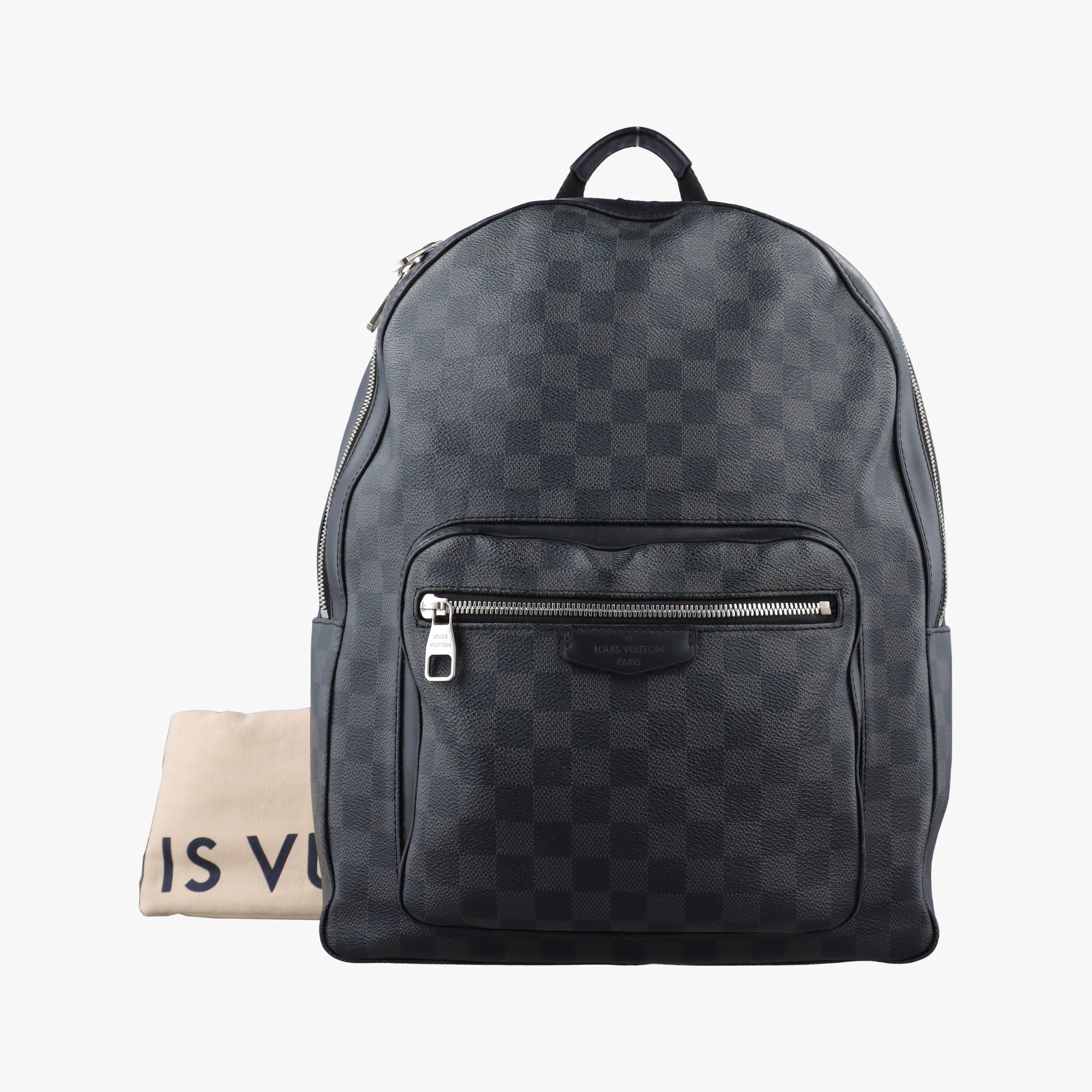 Pre-owned Louis Vuitton Josh Noir Damier Graphite N41473 backpack/rucksack | stylenewstar