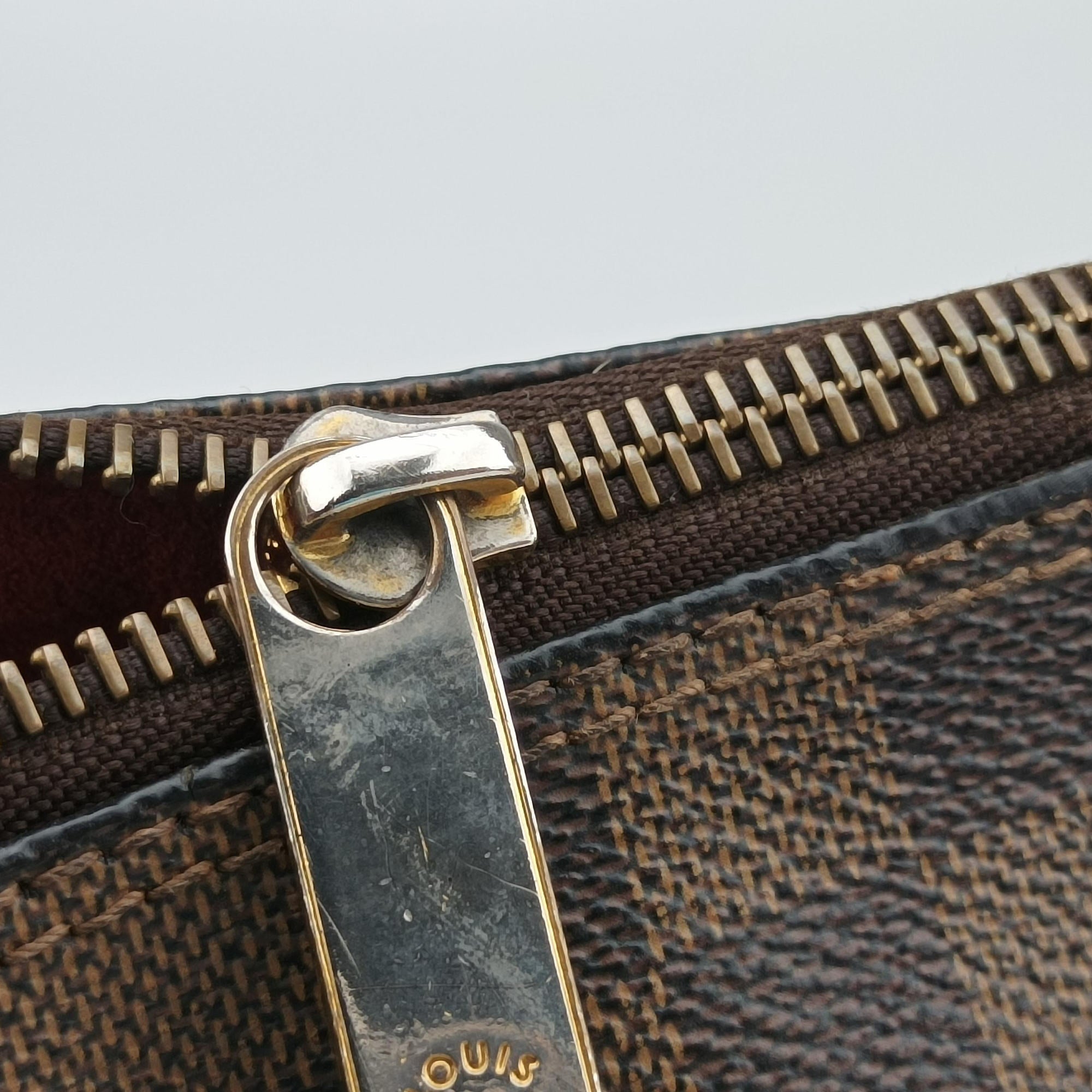 Pre-owned Louis Vuitton SALEYA PM EBENE Damier Canvas N51183 shoulderbag | stylenewstar