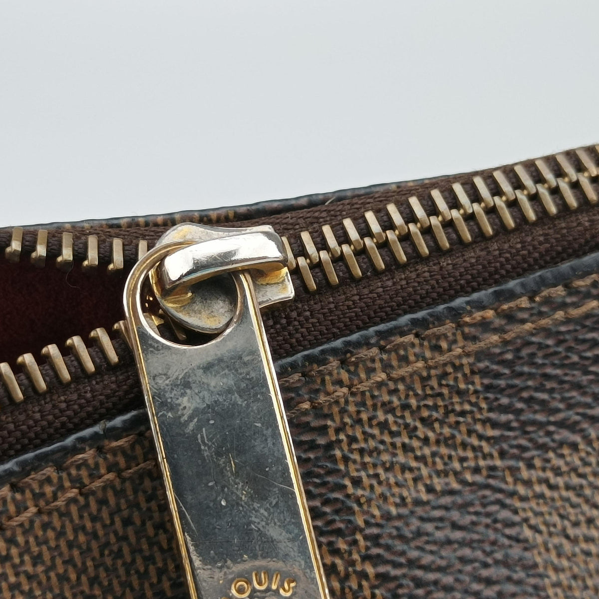 Pre-owned Louis Vuitton SALEYA PM EBENE Damier Canvas N51183 shoulderbag | stylenewstar