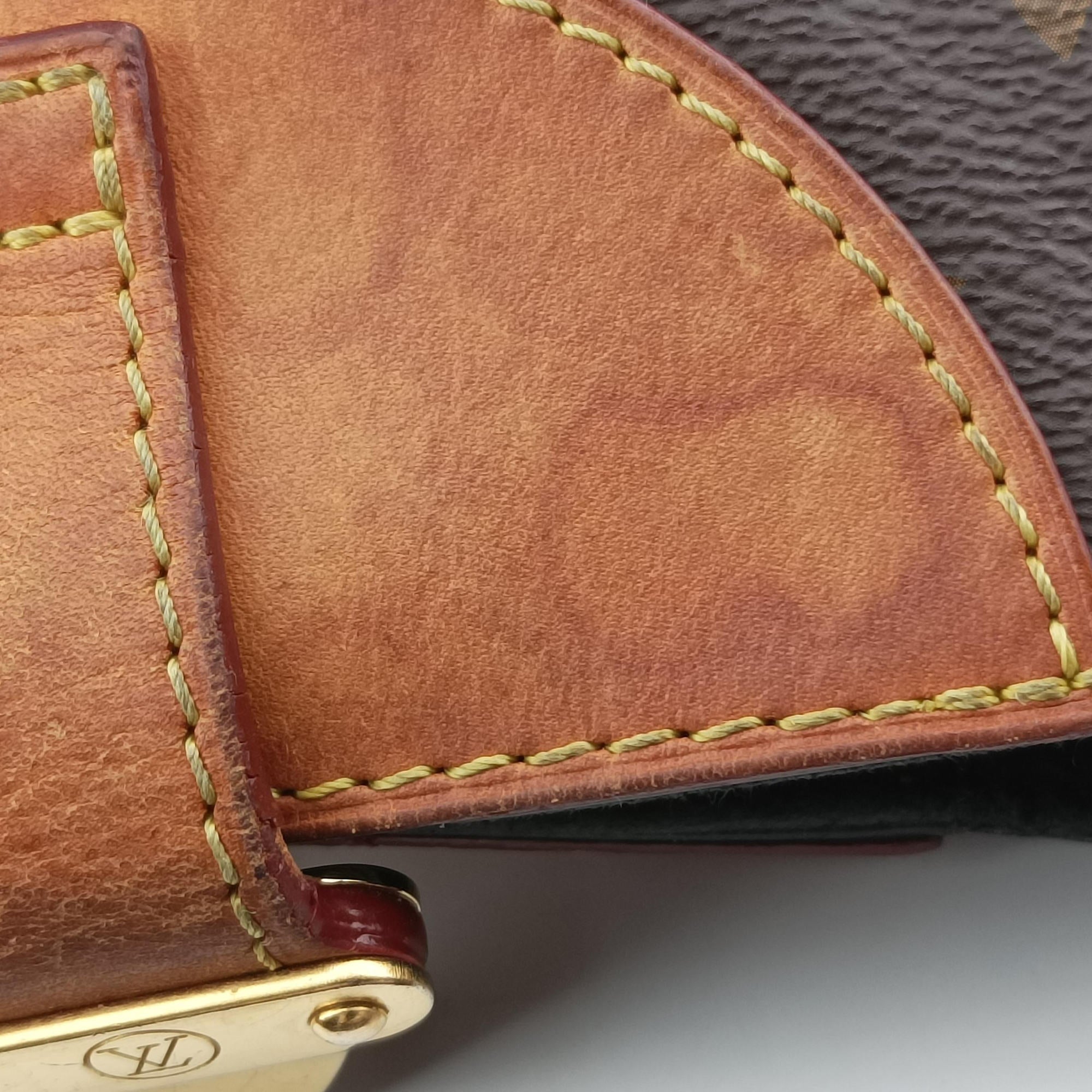 Pre-owned Louis Vuitton DUFFLE brown Monogram Canvas M43587 shoulderbag | stylenewstar