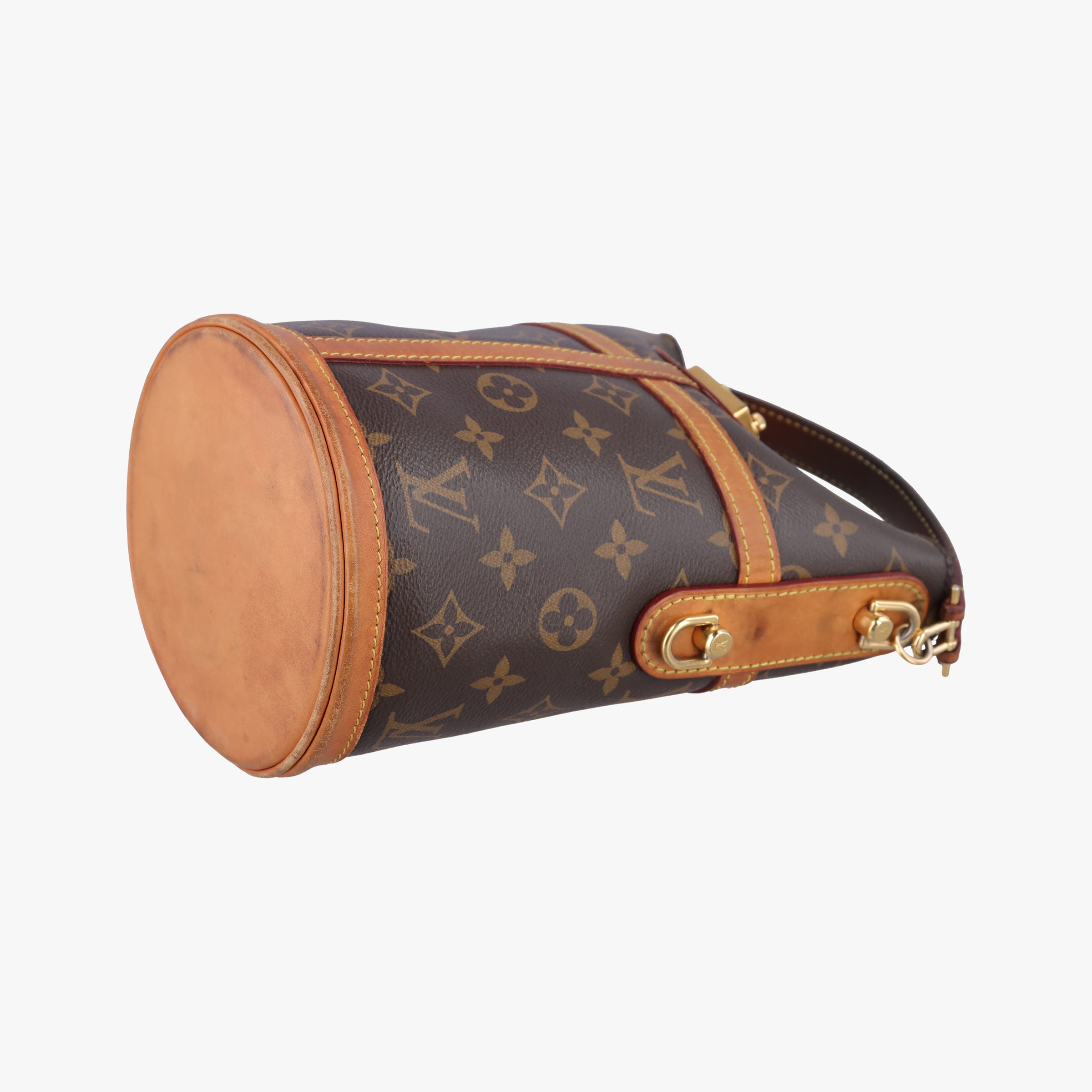 Pre-owned Louis Vuitton DUFFLE brown Monogram Canvas M43587 shoulderbag | stylenewstar