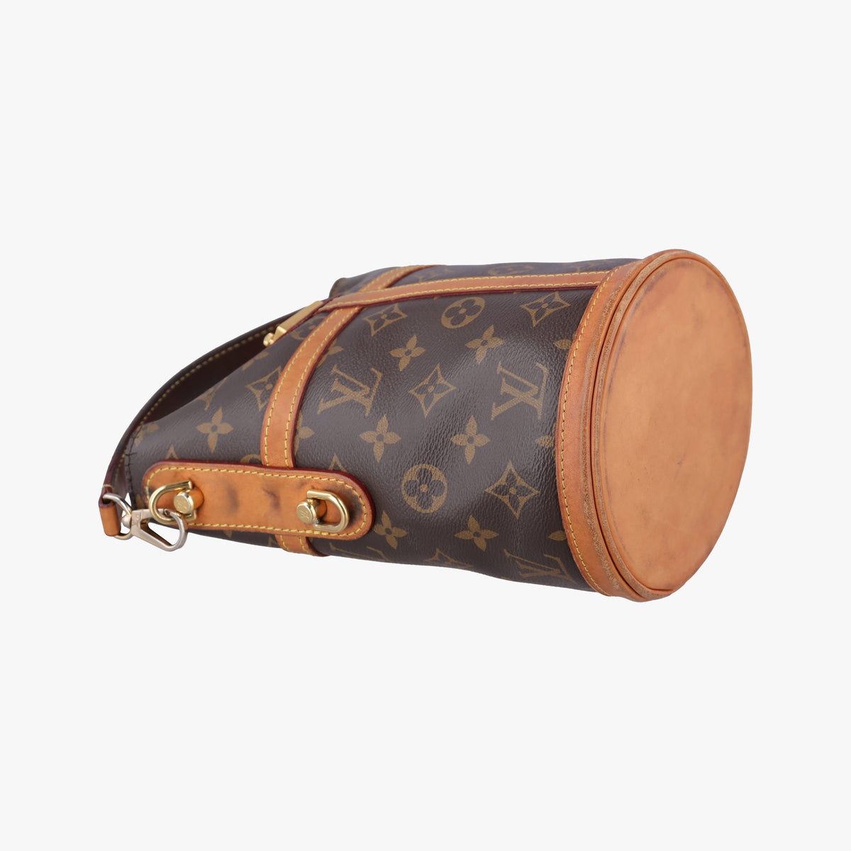 Pre-owned Louis Vuitton DUFFLE brown Monogram Canvas M43587 shoulderbag | stylenewstar