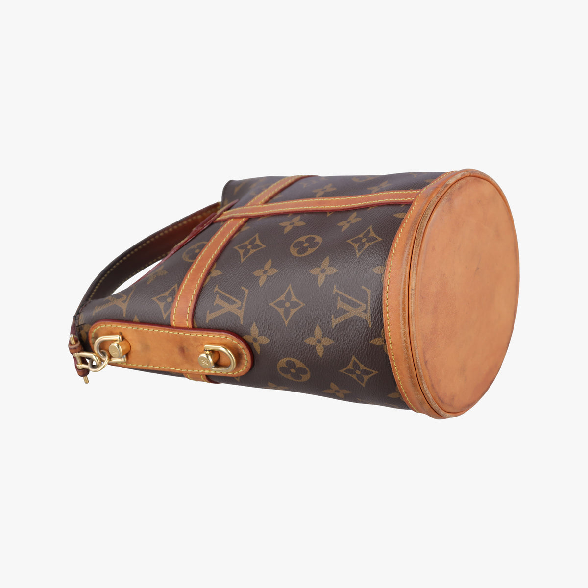 Pre-owned Louis Vuitton DUFFLE brown Monogram Canvas M43587 shoulderbag | stylenewstar