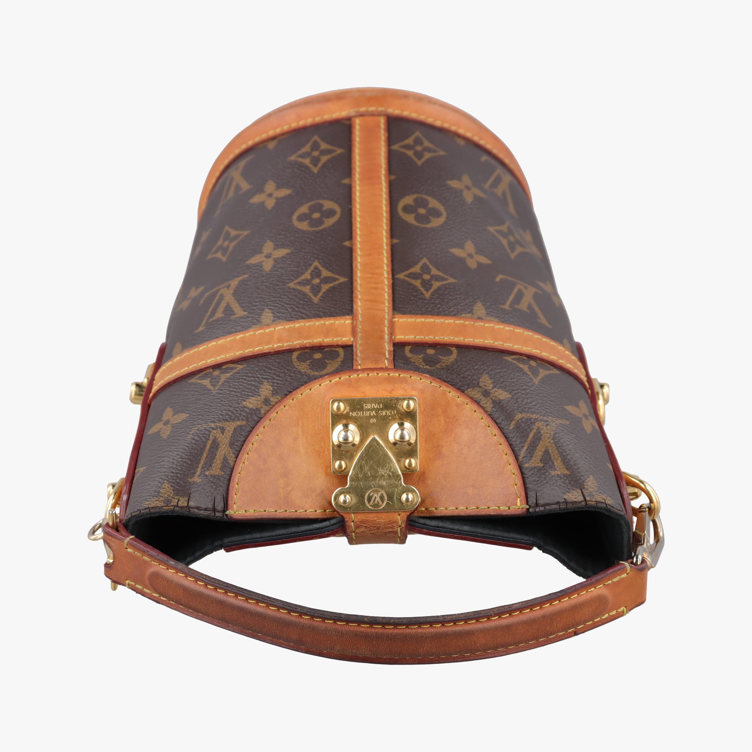 Pre-owned Louis Vuitton DUFFLE brown Monogram Canvas M43587 shoulderbag | stylenewstar