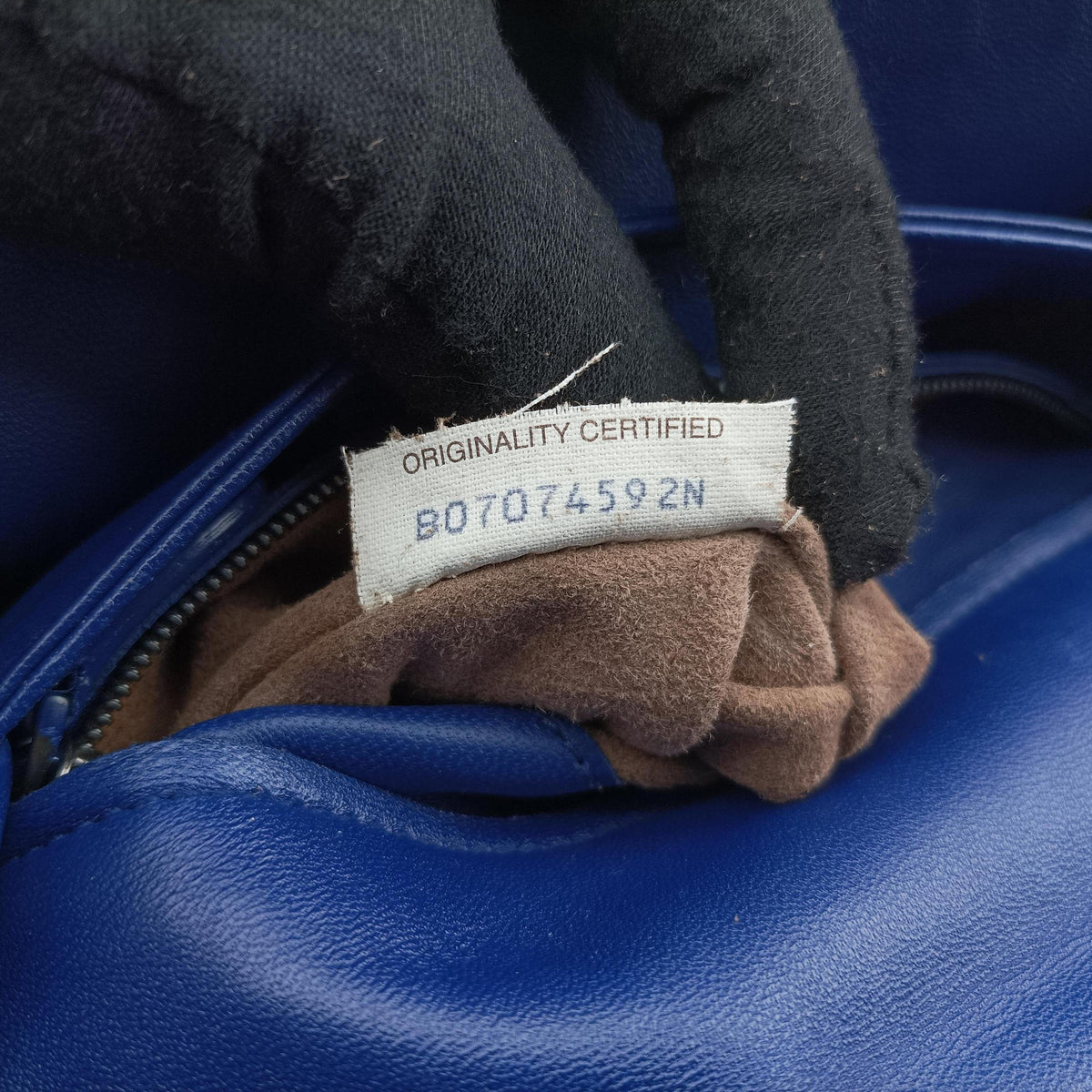 Secondhand Bottega Veneta Intrecciato Olimpia Blue lambskin  shoulderbag | stylenewstar