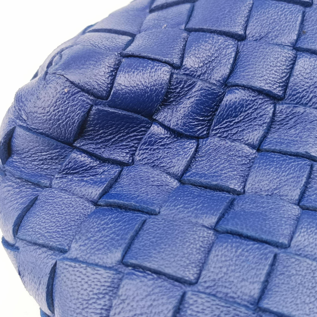 Secondhand Bottega Veneta Intrecciato Olimpia Blue lambskin  shoulderbag | stylenewstar