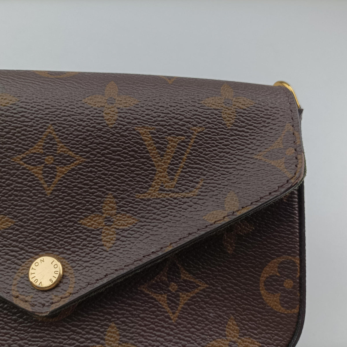 Vintage Louis Vuitton Multi Pochette FeLICIE Brown×KHAKI Monogram Canvas M80091 shoulderbag | stylenewstar