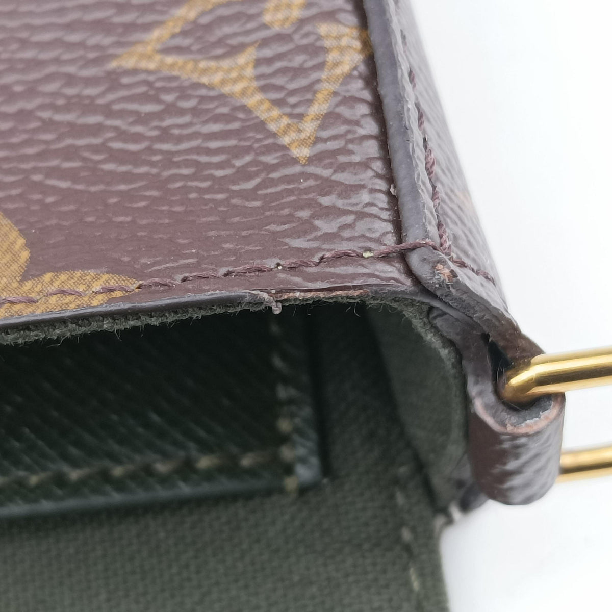Vintage Louis Vuitton Multi Pochette FeLICIE Brown×KHAKI Monogram Canvas M80091 shoulderbag | stylenewstar