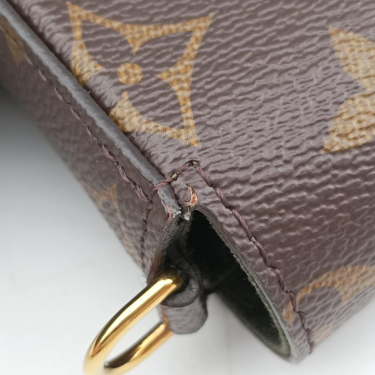 Vintage Louis Vuitton Multi Pochette FeLICIE Brown×KHAKI Monogram Canvas M80091 shoulderbag | stylenewstar