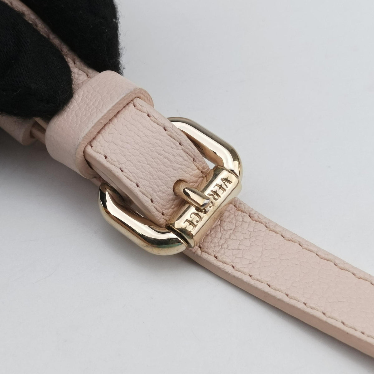 Pre-owned VERSACE La Medusa Pink Leather  shoulderbag | stylenewstar