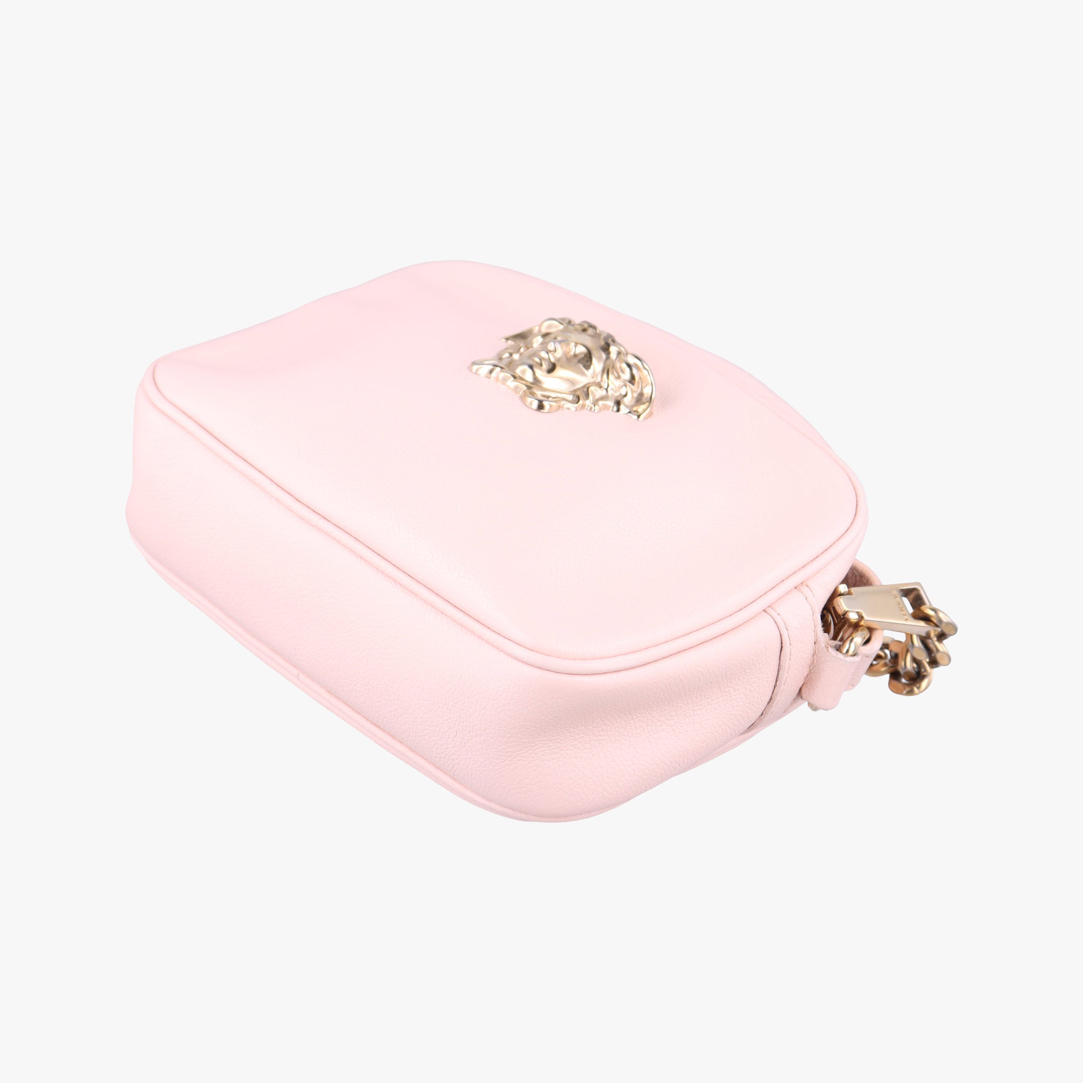 Pre-owned VERSACE La Medusa Pink Leather  shoulderbag | stylenewstar