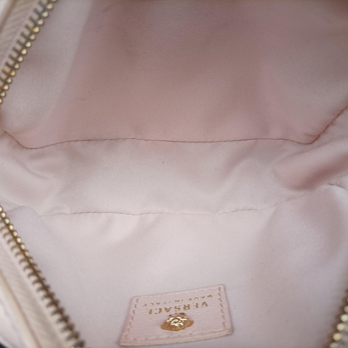Pre-owned VERSACE La Medusa Pink Leather  shoulderbag | stylenewstar