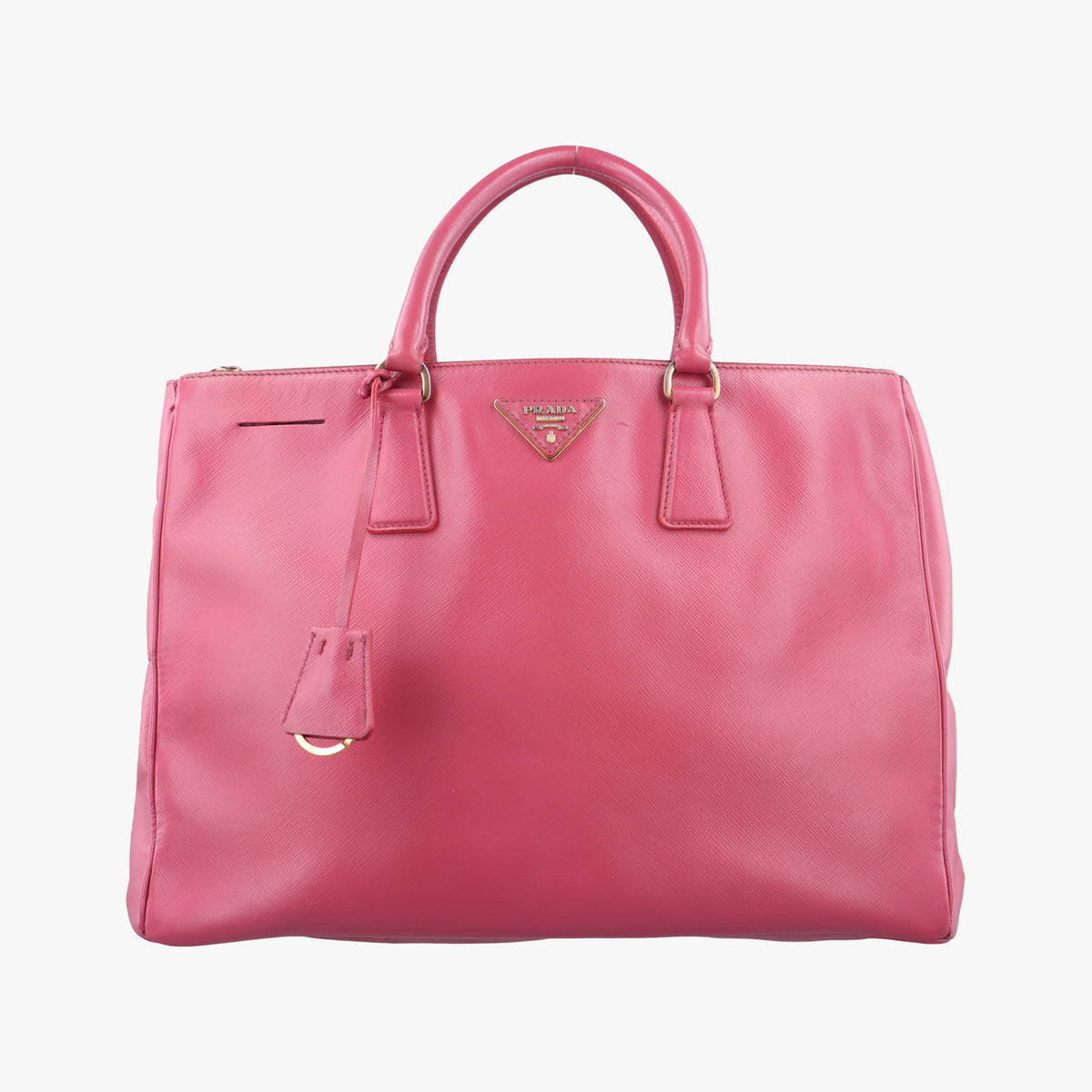 Pre-owned Prada Galleria Pink SAFFIANO Leather BN1874 handbag | stylenewstar