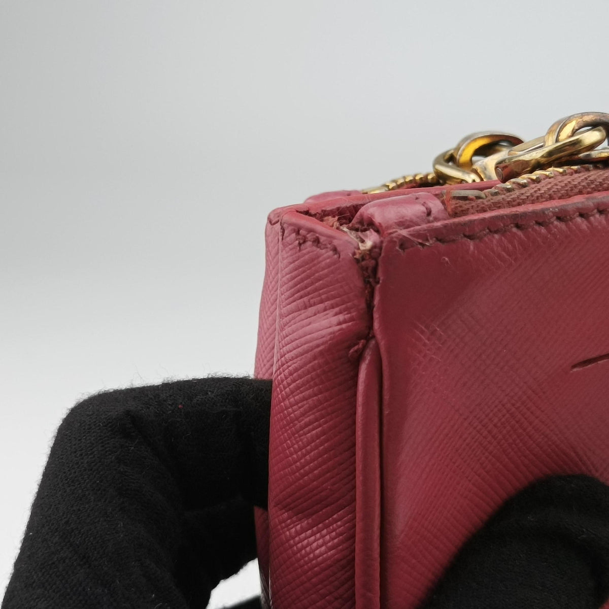 Pre-owned Prada Galleria Pink SAFFIANO Leather BN1874 handbag | stylenewstar