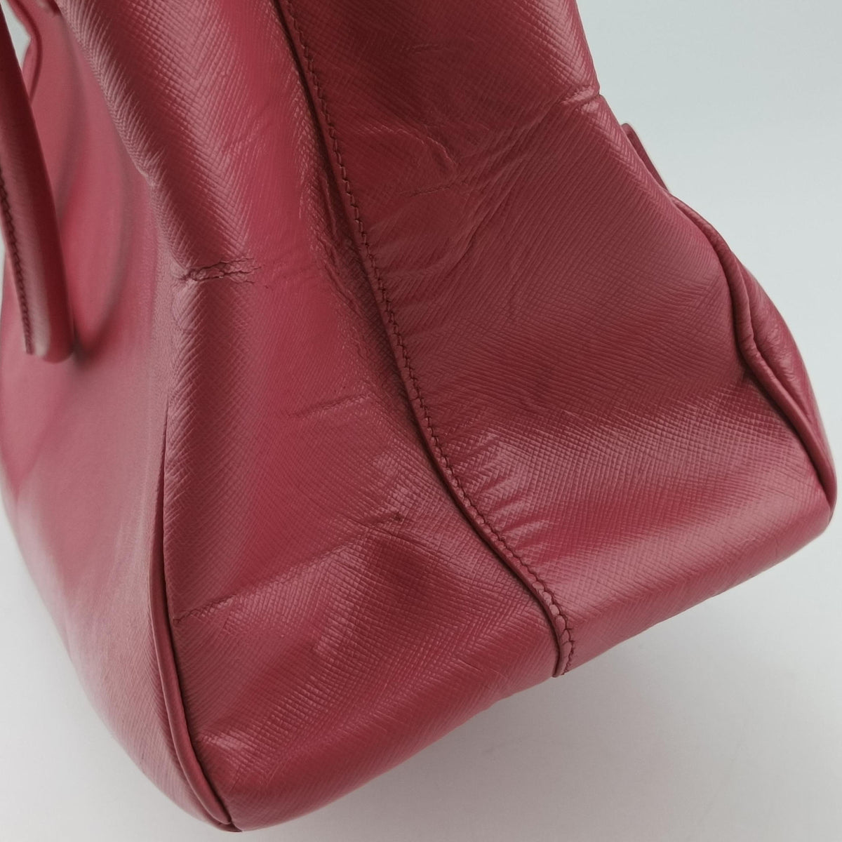 Pre-owned Prada Galleria Pink SAFFIANO Leather BN1874 handbag | stylenewstar