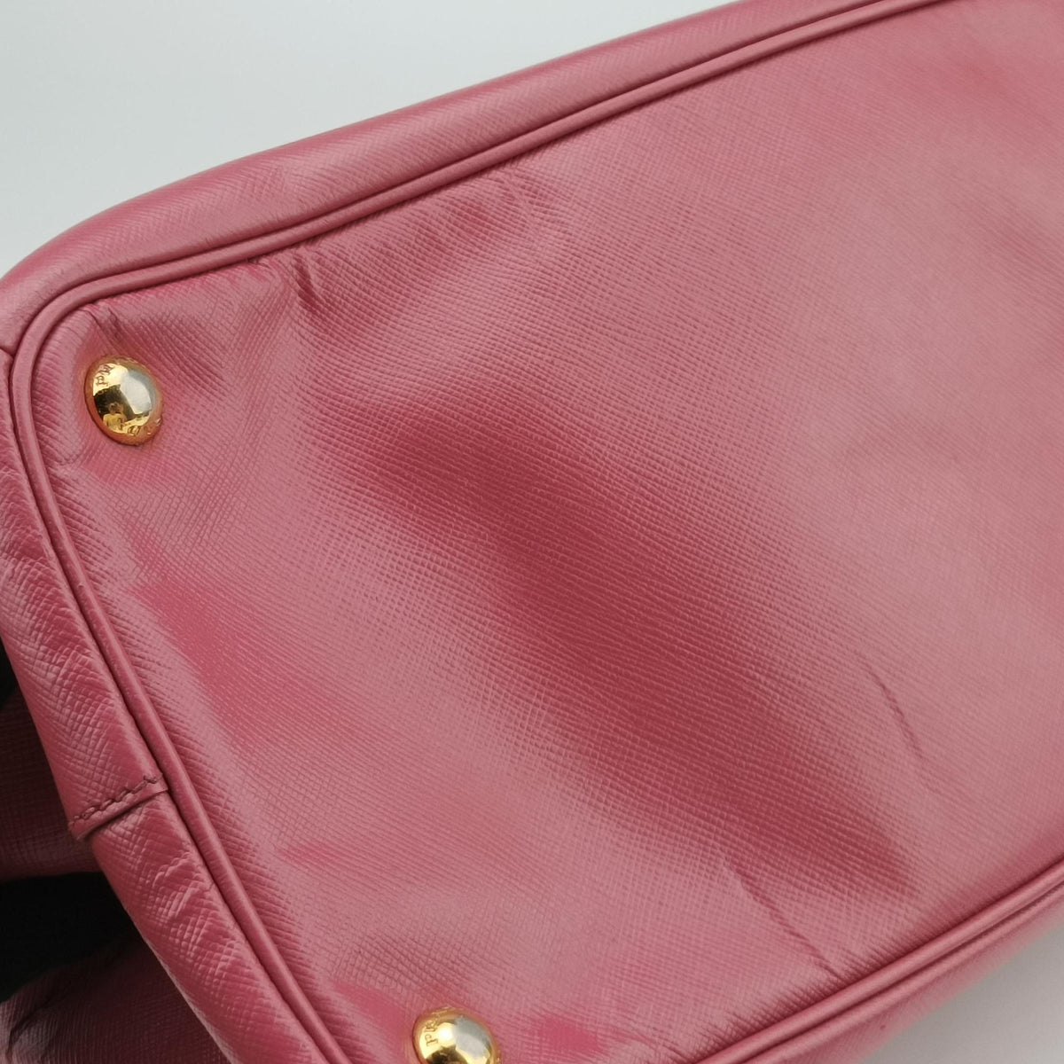 Pre-owned Prada Galleria Pink SAFFIANO Leather BN1874 handbag | stylenewstar