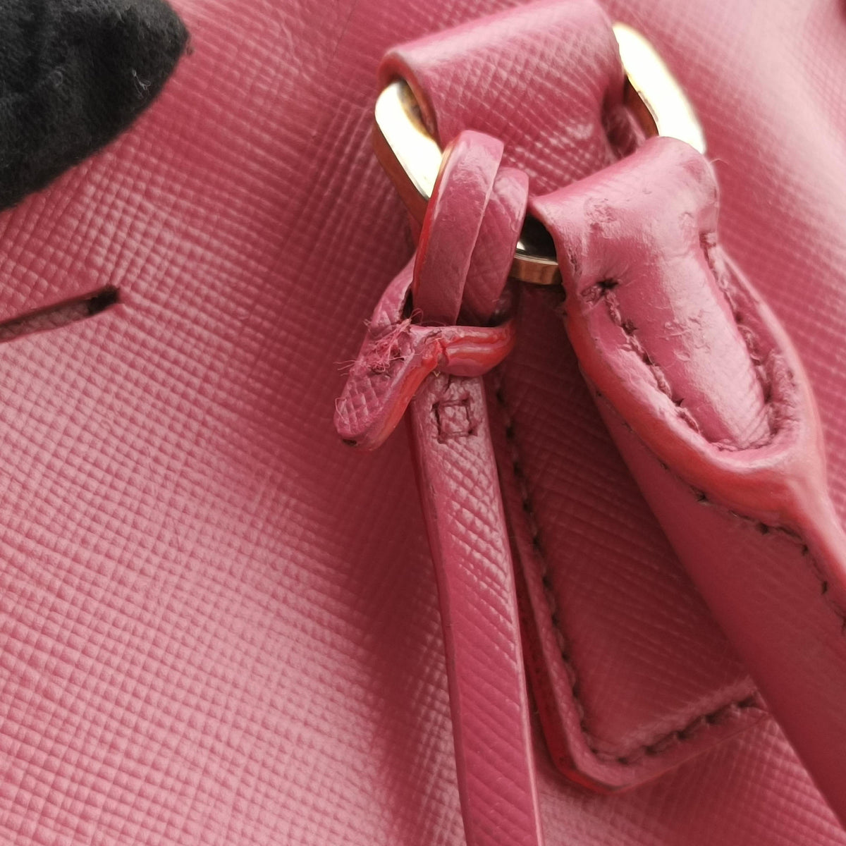 Pre-owned Prada Galleria Pink SAFFIANO Leather BN1874 handbag | stylenewstar