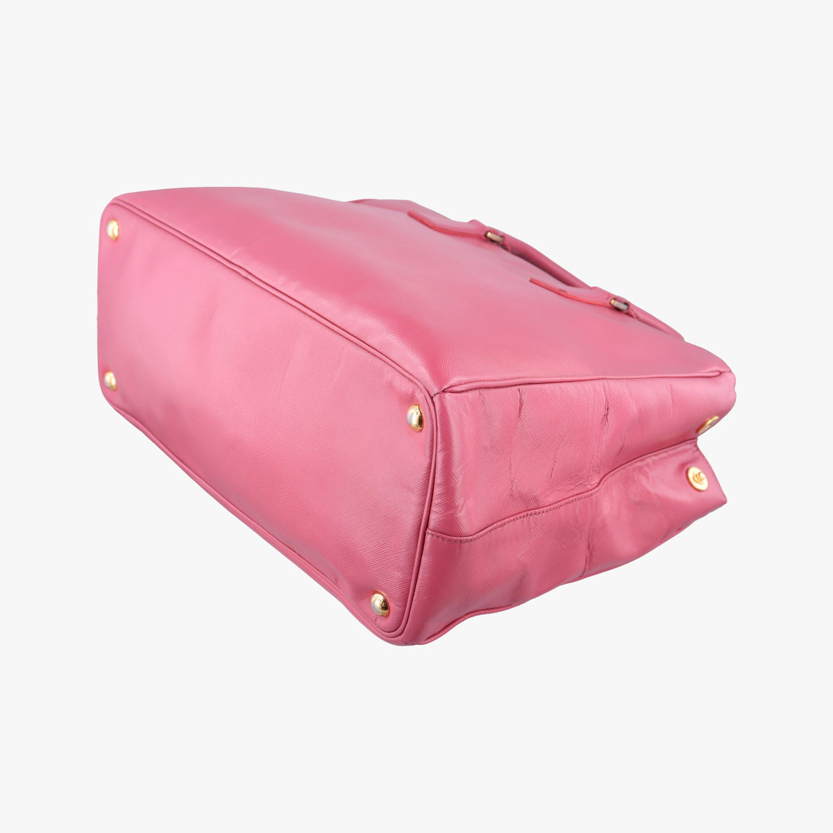 Pre-owned Prada Galleria Pink SAFFIANO Leather BN1874 handbag | stylenewstar