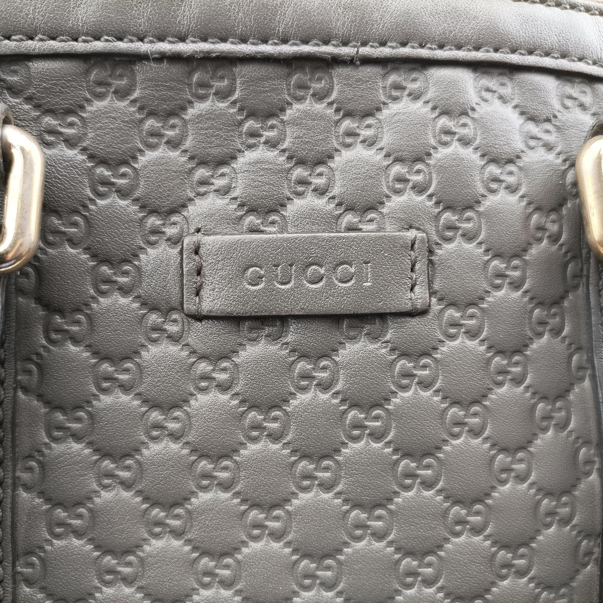 Vintage Gucci Microguccissima Grey Leather 449654 shoulderbag | stylenewstar