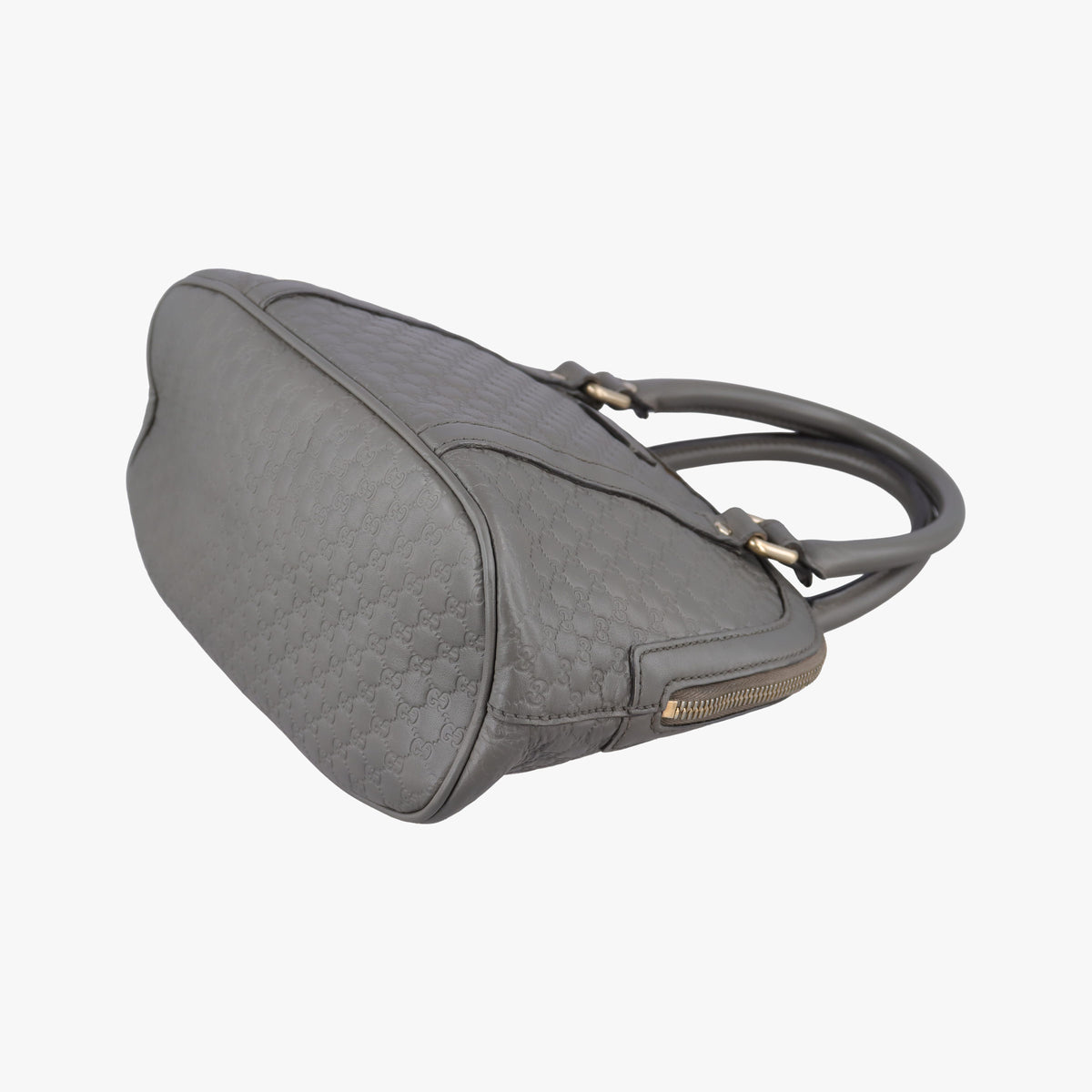 Secondhand Gucci Microguccissima Grey Leather 449654 shoulderbag | stylenewstar