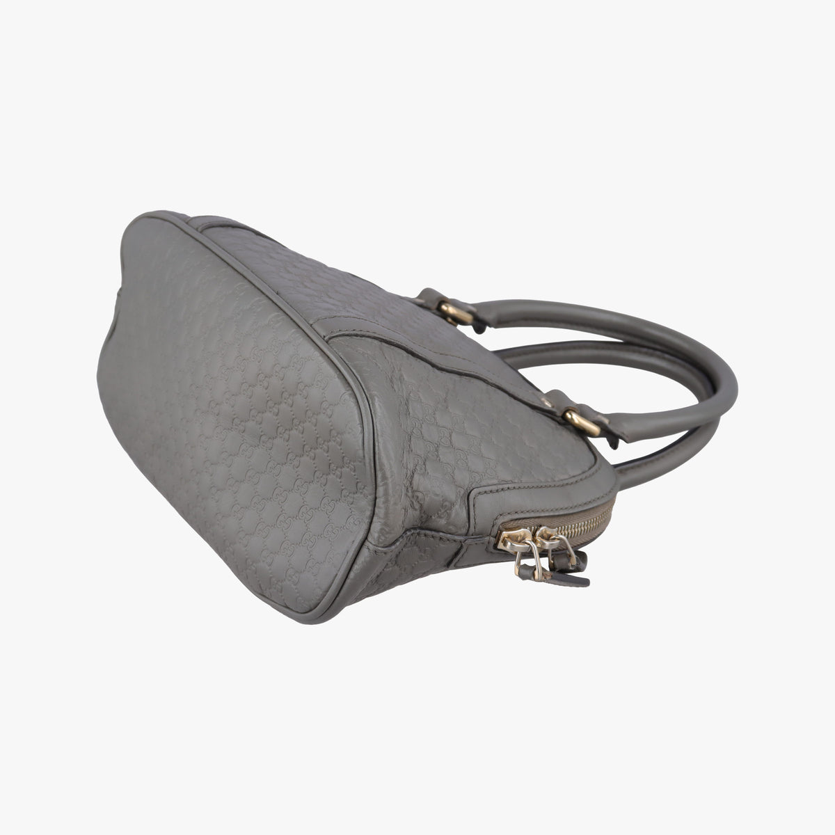 Vintage Gucci Microguccissima Grey Leather 449654 shoulderbag | stylenewstar