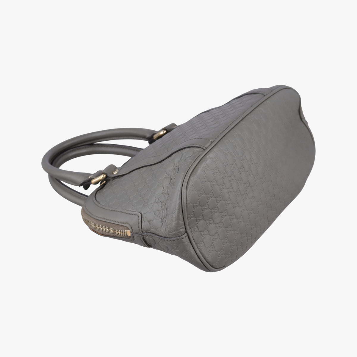 Vintage Gucci Microguccissima Grey Leather 449654 shoulderbag | stylenewstar