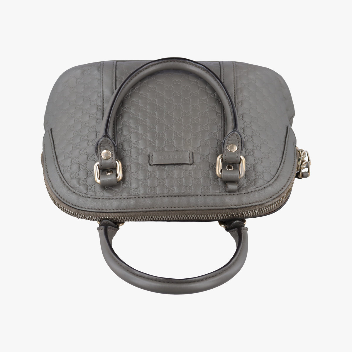 Vintage Gucci Microguccissima Grey Leather 449654 shoulderbag | stylenewstar