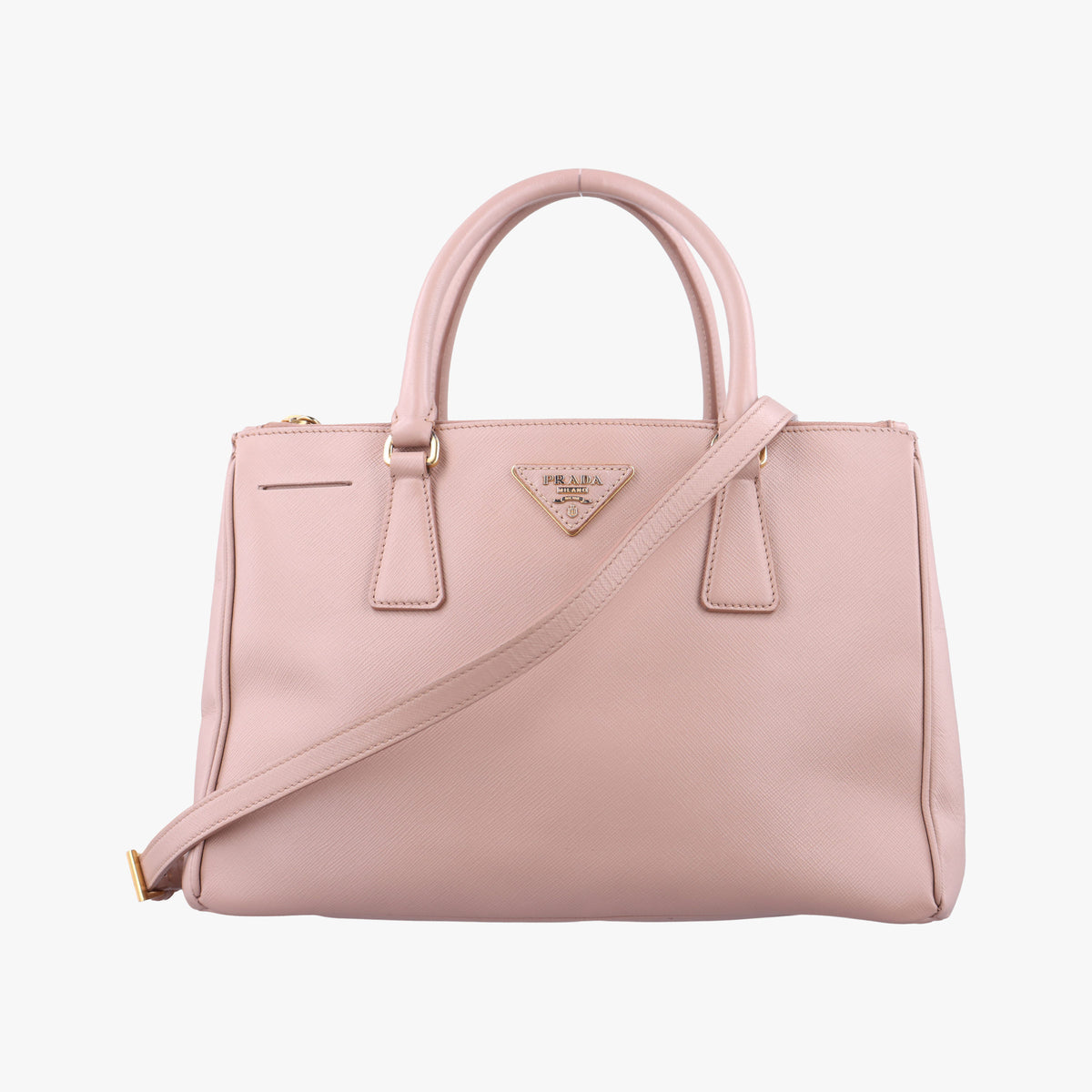 Vintage Prada Galleria Pink SAFFIANO Leather BN1786 shoulderbag | stylenewstar
