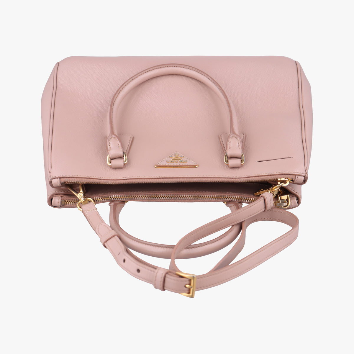 Vintage Prada Galleria Pink SAFFIANO Leather BN1786 shoulderbag | stylenewstar