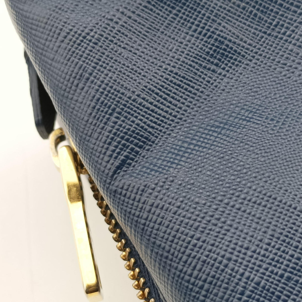 Secondhand Prada Promenade Blue SAFFIANO Leather BL0838 shoulderbag | stylenewstar