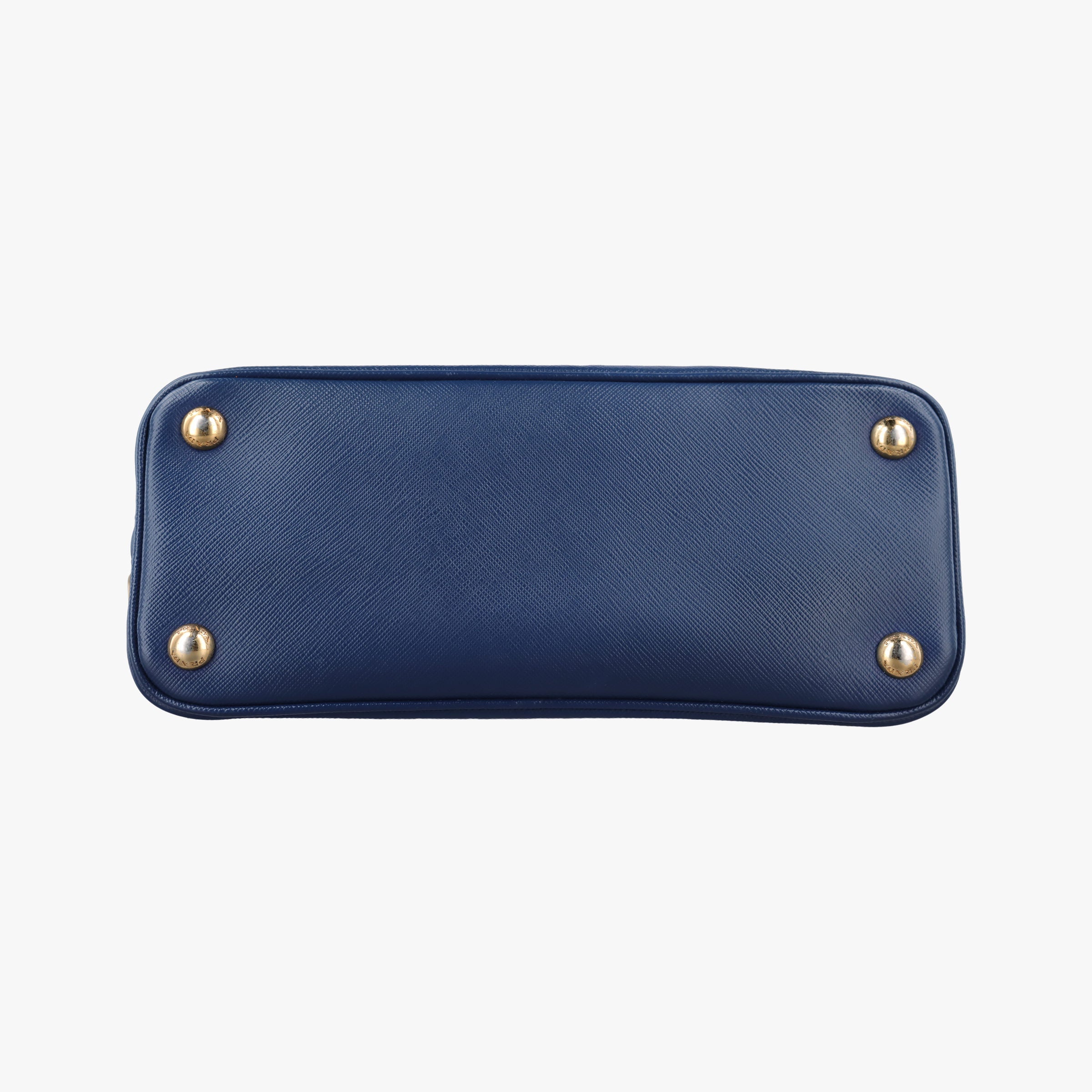 Pre-owned Prada Promenade Blue SAFFIANO Leather BL0838 shoulderbag | stylenewstar