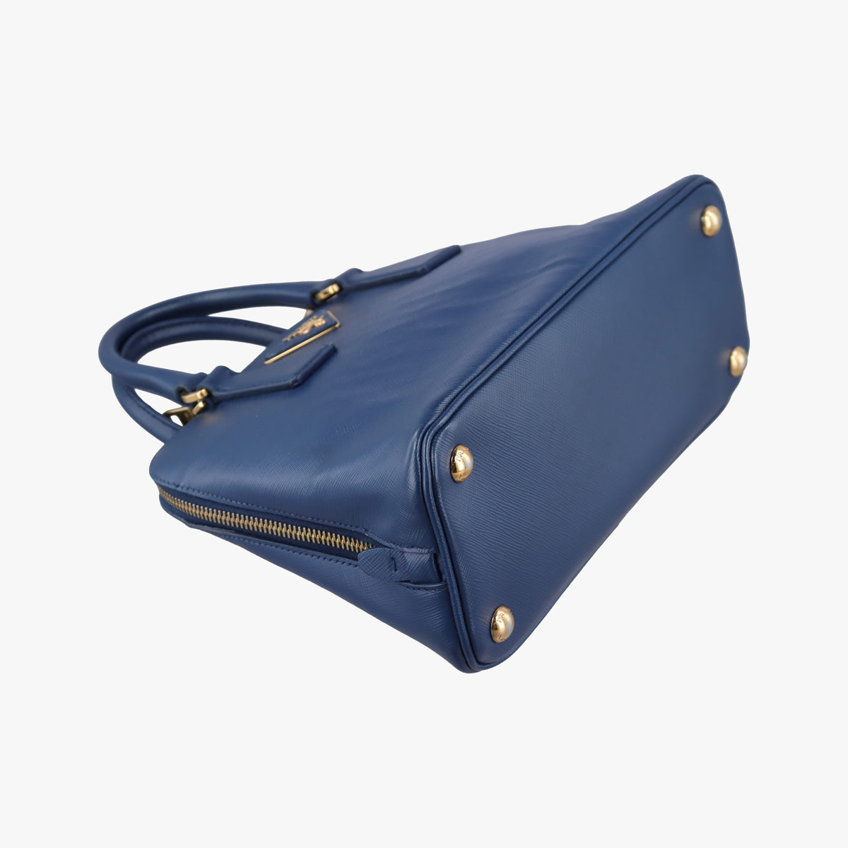 Secondhand Prada Promenade Blue SAFFIANO Leather BL0838 shoulderbag | stylenewstar
