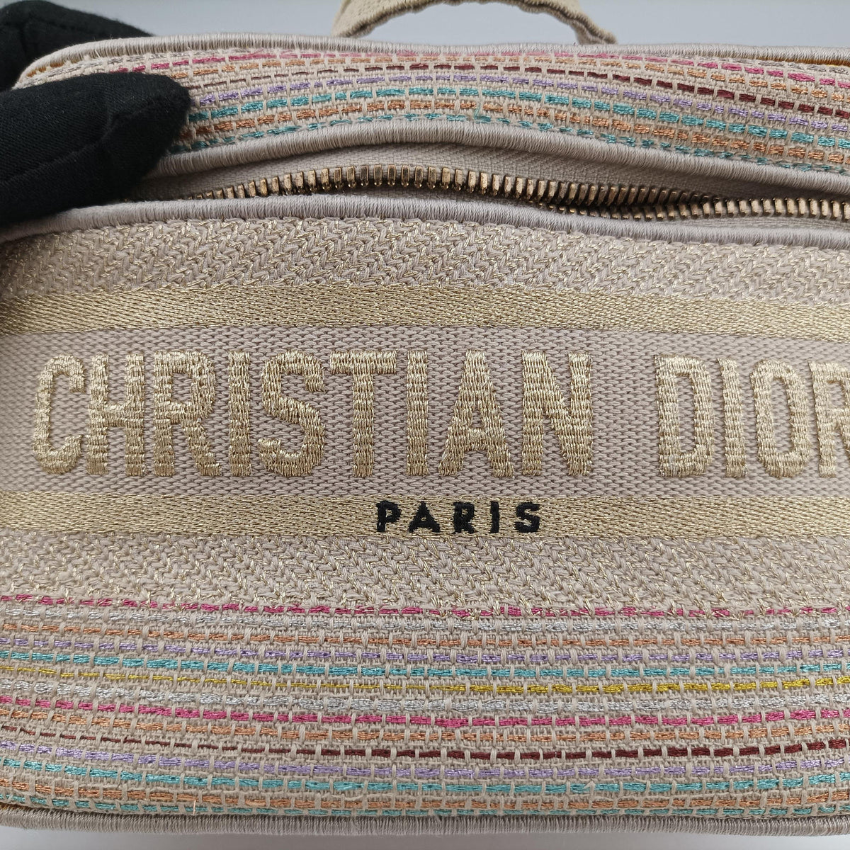 Pre-owned Christian Dior Travel Vanity Pink Canvas  shoulderbag | stylenewstar
