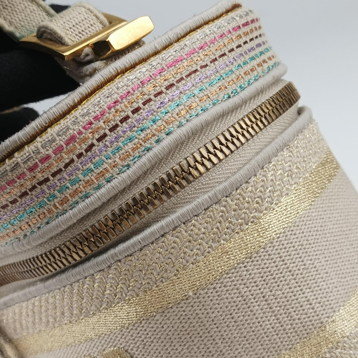 Pre-owned Christian Dior Travel Vanity Pink Canvas  shoulderbag | stylenewstar