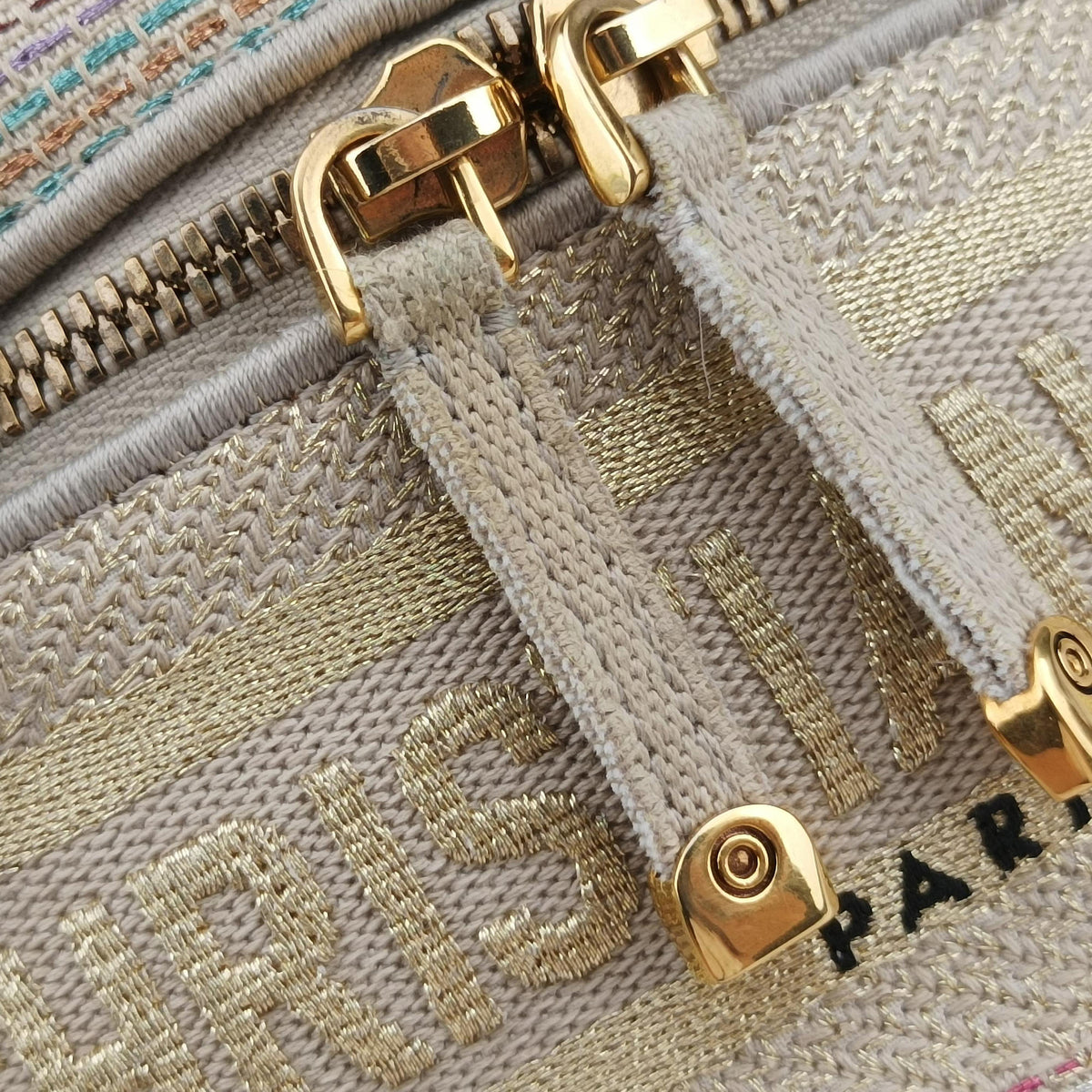 Pre-owned Christian Dior Travel Vanity Pink Canvas  shoulderbag | stylenewstar
