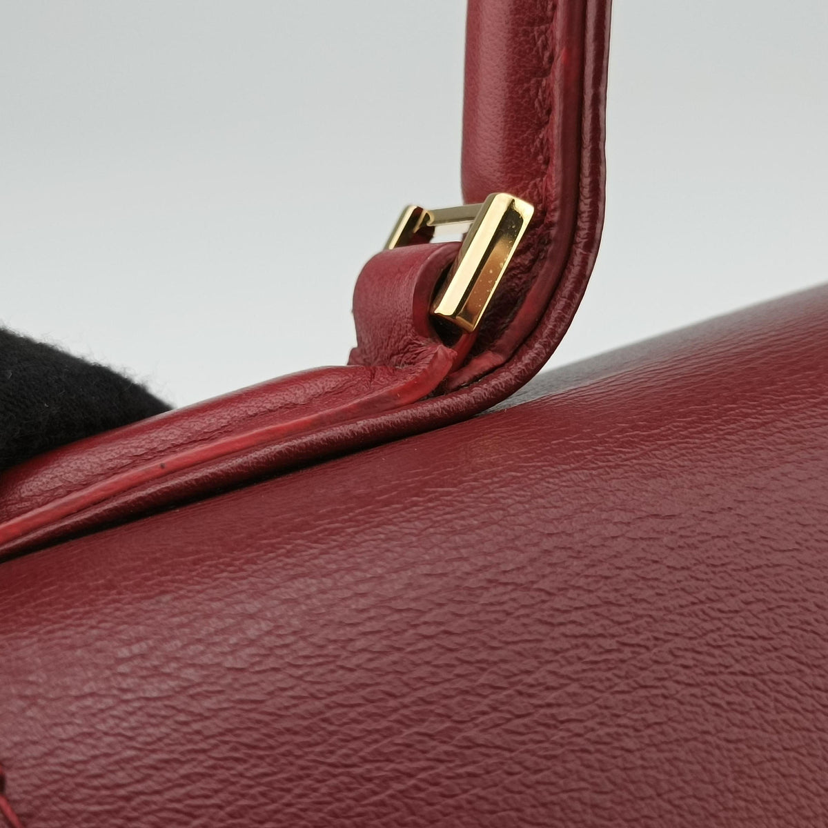 Vintage Delvaux Tampete Burgundy Leather  shoulderbag | stylenewstar